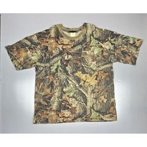 Vintage Liberty Shirt‎ Mens XL. Advantage Timber Camo Short Sleeve.